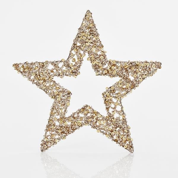 ΑΣΤΕΡΙ ΚΡΕΜΑΣΤΟ, ΠΛΕΓΜΑ, ΣΑΜΠΑΝΙ, 25cm (600-40923)