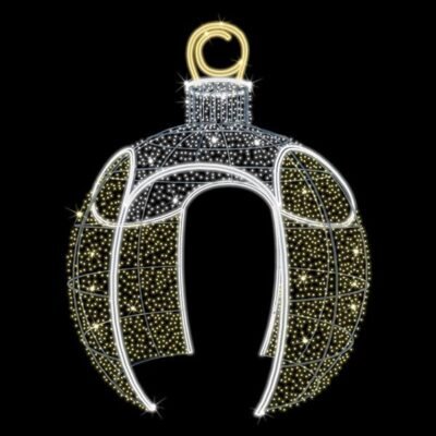 ΕΠΑΓΓΕΛΜΑΤΙΚΟ ΣΧΕΔΙΟ, ΧΡΙΣΤΟΥΓΕΝΝΙΑΤΙΚΗ ΜΠΑΛΑ 3D, 230V, ΛΕΥΚΗ LED ΦΩΤ/ΝΑ, ΛΕΥΚΟ & ΘΕΡΜΟ ΛΕΥΚΟ LED, 2.8×3.6m, IP65 (600-23540)