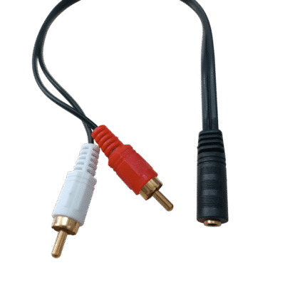 ATC Καλώδιο 3.5mm Θηλ. / 2RCA Αρσ. 0.20m (02.008.0083)