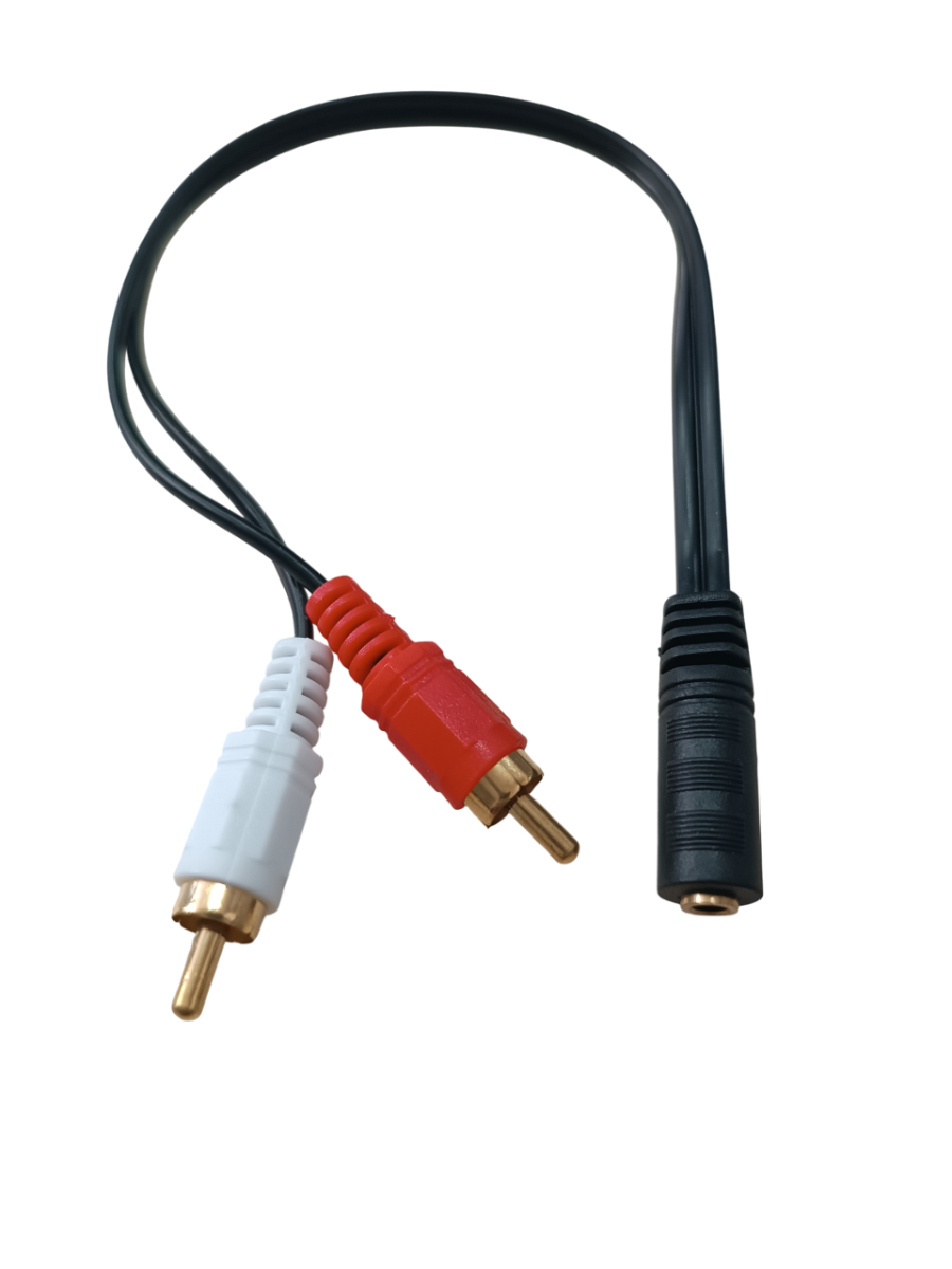 ATC Καλώδιο 3.5mm Θηλ. / 2RCA Αρσ. 0.20m (02.008.0083)