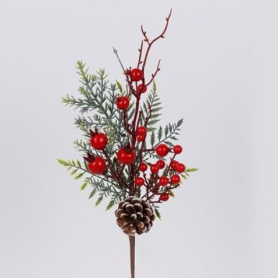 ΚΛΑΔΙ ΜΕ BERRY, ΚΟΥΚΟΥΝΑΡΙ ΚΑΙ ΚΛΑΔΙ ΕΛΑΤΟΥ, 46cm (600-46692)