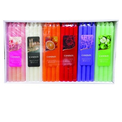 Σετ 4 κεράκια κηροπηγίου 19,5cm [10902090]