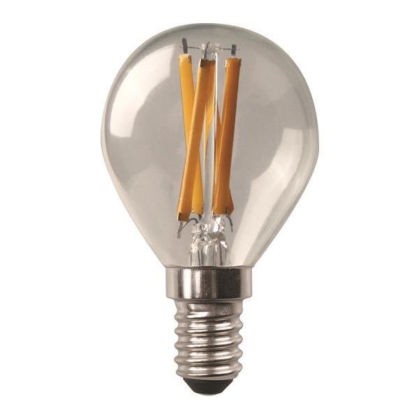 ΛΑΜΠΑ LED ΣΦΑΙΡΙΚΗ CROSSED FILAMENT 4.2W 480lm E14 2700K 220-240V (147-78231)