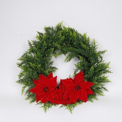 ΣΤΕΦΑΝΙ, ΜΕ ΤΡΙΑ ΑΛΕΞΑΝΔΡΙΝΑ, 60cm (600-47075)