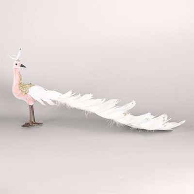 ΒΕΛΟΥΔΙΝΟ ΠΑΓΩΝΙ, ΡΟΖ, ΜΕ ΛΕΥΚΑ ΠΟΥΠΟΥΛΑ, 35x19cm (600-44730)