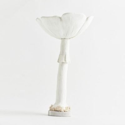 ΜΑΝΙΤΑΡΙ, ΛΕΥΚΟ, ΜΕ ΛΕΥΚΟ ΚΟΡΜΟ, 25x25x42cm (600-44067)