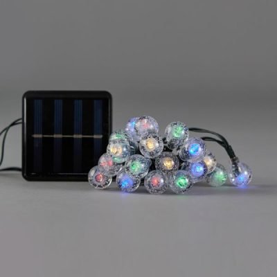 ΣΕΙΡΑ, 80 LED 5mm, ΑΚΡΥΛΙΚΕΣ ΜΠΑΛΕΣ 1.8cm, ΗΛΙΑΚΟ ΣΥΛΛΕΚΤΗ ΜΕ ΑΙΣΘΗΤΗΡΑ ΦΩΤΟΣ, 8 ΠΡΟΓΡΑΜΜΑΤΑ, ΠΡΑΣΙΝΟ PVC ΚΑΛΩΔΙΟ, ΧΡΩΜΑΤΙΣΤΟ LED ANA 10cm, ΠΡΟΕΚΤΑΣΗ ΠΑΡΟΧΗΣ 1m, IP44 (600-04852)