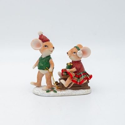 ΔΙΑΚΟΣΜΗΤΙΚΟ ΠΟΛΥΡΕΖΙΝ, ΠΟΝΤΙΚΑΚΙΑ ΣΕ ΕΛΚΥΘΡΟ, 11x11cm (600-46968)