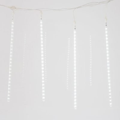 SNOWDROP, 240 LED, 5V ΜΕΤΑΣΧΗΜΑΤΙΣΤΗ, 4 ΕΠΕΚΤΑΣΕΙΣ ΕΩΣ 3 ΣΕΤ, ΔΙΑΦΑΝΟ PVC ΚΑΛΩΔΙΟ, 5 ΣΩΛΗΝΕΣ H50cm ΑΝΑ 1m ΜΕ ΛΕΥΚΟ LED, ΠΡΟΕΚΤΑΣΗ ΠΑΡΟΧΗΣ 5m, IP44 (600-02320)