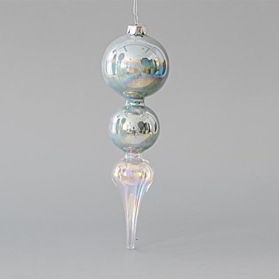 ΓΥΑΛΙΝΟ ΣΤΟΛΙΔΙ, ΜΕΝΤΑ-ΔΙΑΦΑΝΟ, ΚΡΕΜΑΣΤΟ, 6x20cm (600-45122)