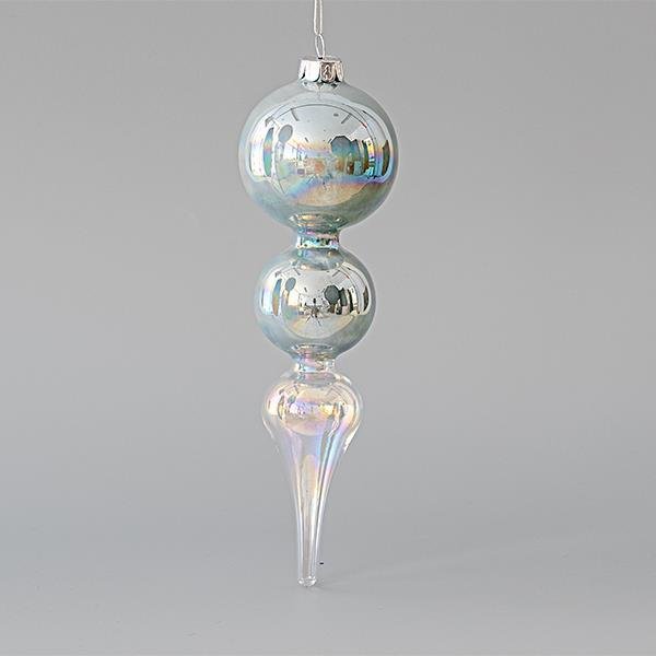 ΓΥΑΛΙΝΟ ΣΤΟΛΙΔΙ, ΜΕΝΤΑ-ΔΙΑΦΑΝΟ, ΚΡΕΜΑΣΤΟ, 6x20cm (600-45122)