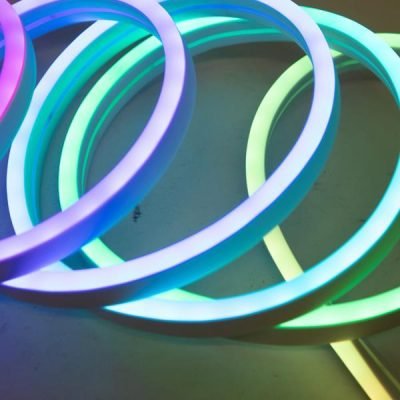 NEON FLEX PIXEL ΦΩΤΟΣΩΛΗΝΑ, 24V ΜΕ ΜΕΤΑΣΧΗΜΑΤΙΣΤΗ, LED RGBCCT, ΠΡΟΓΡΑΜΜΑ, ΤΗΛΕΧΕΙΡΙΣΤΗΡΙΟ, 10 TMX CLIPS, 5m, IP44 (600-23211)