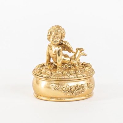 ΚΟΣΜΗΜΑΤΟΘΗΚΗ, ΜΕ ΑΓΓΕΛΑΚΙ, ΧΡΥΣΟ, 11,3×12,5cm (600-44951)