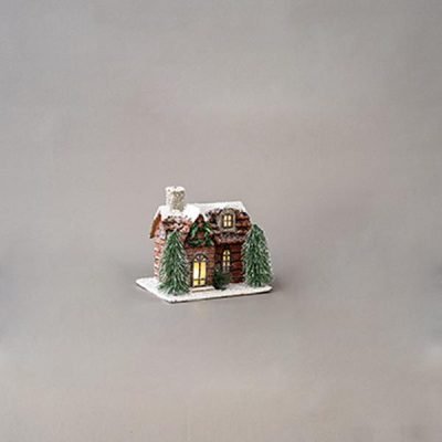 ΣΠΙΤΑΚΙ ΦΩΤΙΖΟΜΕΝΟ, 4 LED, ΜΠΑΤΑΡΙΑΣ, 23x19x22cm (600-44999)