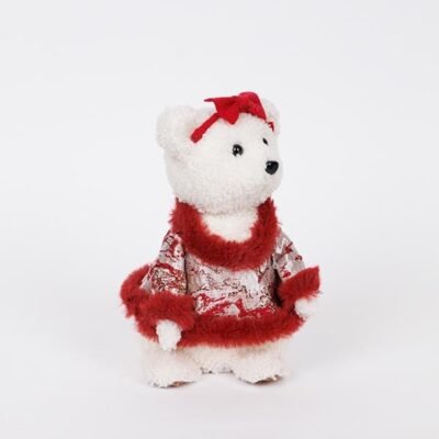 ΑΡΚΟΥΔΙΤΣΑ ΜΕ ΜΠΟΡΝΤΟ ΡΟΥΧΑ ΚΑΙ ΦΙΟΓΚΟ, 23cm (600-46709)