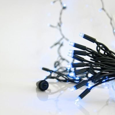 ΣΕΙΡΑ, 50 LED 5mm, ΜΠΑΤΑΡΙΑΣ 3xAA, ΧΡΟΝΟΔΙΑΚΟΠΤΗΣ, ΔΙΑΦΑΝΟ PVC ΚΑΛΩΔΙΟ, ΘΕΡΜΟ ΛΕΥΚΟ LED ΑΝΑ 10cm, ΠΡΟΕΚΤΑΣΗ ΠΑΡΟΧΗΣ 50cm, IP20 (600-11680)