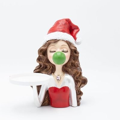 ΚΟΡΙΤΣΙ ΠΟΛΥΡΕΖΙΝ, ΜΕ ΤΣΙΧΛΟΦΟΥΣΚΑ ΚΑΙ ΔΙΣΚΟ, 21x17x23cm (600-46752)