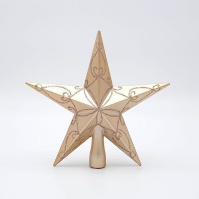 ΠΛΑΣΤΙΚΗ ΚΟΡΥΦΗ, ΣΑΜΠΑΝΙ, ΜΕ ΣΑΜΠΑΝΙ GLITTER, 20cm (600-47805)