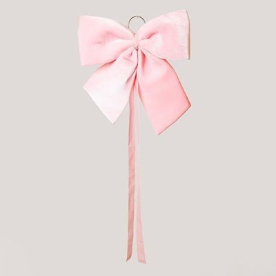 ΦΙΟΓΚΟΣ, ΒΕΛΟΥΔΙΝΟΣ ΡΟΖ, ΜΕ ΚΟΡΔΕΛΑ, 44cm (600-47563)