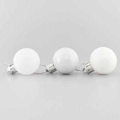 ΜΠΑΛΑ ΠΛΑΣΤΙΚΗ, ΛΕΥΚΗ, ΣΕΤ 24ΤΜΧ, 3cm (600-42505)