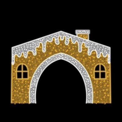 ΕΠΑΓΓΕΛΜΑΤΙΚΟ ΣΧΕΔΙΟ, ΣΠΙΤΑΚΙ ΜΕ ΧΙΟΝΙ, 230V, ΛΕΥΚΗ & ΘΕΡΜΗ ΛΕΥΚΗ LED ΦΩΤΟΣΩΛΗΝΑ, ΛΕΥΚΟ & ΘΕΡΜΟ ΛΕΥΚΟ LED, 230x90cm, IP65 (600-23581)