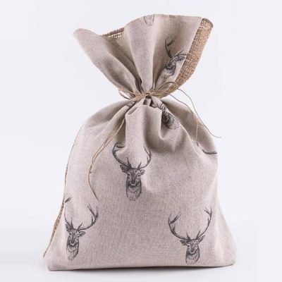 ΣΑΚΟΣ ΥΦΑΣΜΑΤΙΝΟΣ ΜΕ ΤΑΡΑΝΔΟ, 34x47cm (600-43140)