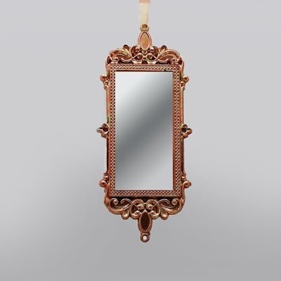 ΣΤΟΛΙΔΙ ΚΡΕΜΑΣΤΟ, VINTAGE ΚΑΘΡΕΦΤΗΣ, ΧΡΥΣΟ ΚΟΚΚΙΝΟ, 17.5x7cm (600-47367)