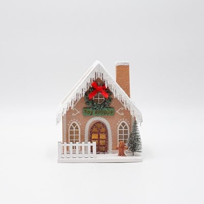 ΧΑΡΤΙΝΟ ΣΠΙΤΑΚΙ, TOY SHOP, ΦΩΤΙΖΟΜΕΝΟ, 13x11x15.5cm (600-47749)