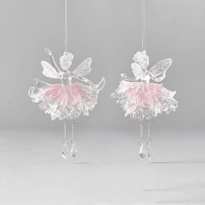 ΑΚΡΥΛΙΚΗ ΝΕΡΑΙΔΑ, ΜΑΤ ΔΙΑΦΑΝΗ, ΜΕ ΡΟΖ GLITTER, ΜΕ ΚΡΕΜΑΣΤΑ ΠΟΔΙΑ ΜΕ ΠΕΤΡΟΥΛΕΣ, 2 ΣΧΕΔΙΑ, 10×15,5cm, ΤΙΜΗ ΑΝΑ ΤΜΧ (600-45604)