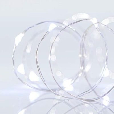ΣΕΙΡΑ, 100 MINI LED, ΜΕΤΑΣΧΗΜΑΤΙΣΤΗ, ΣΤΑΘΕΡΟ, ΑΣΗΜΙ ΧΑΛΚΙΝΟ ΚΑΛΩΔΙΟ, ΛΕΥΚΟ LED ANA 10cm, ΠΡΟΕΚΤΑΣΗ ΠΑΡΟΧΗΣ 5m, ΙΡ44 (600-11730)