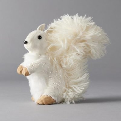 ΒΕΛΟΥΔΙΝΟΣ ΣΚΙΟΥΡΟΣ,ΑΣΠΡΟΣ, 20x8x16cm (600-44423)