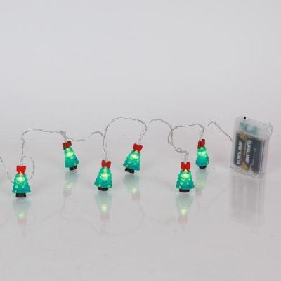 ΣΕΙΡΑ, 10 LED 5mm, ΧΡΙΣΤΟΥΓΕΝΝΙΑΤΙΚΟ ΔΕΝΤΡΟ, ΜΠΑΤΑΡΙΑΣ 3xAA, ΧΡΟΝΟΔΙΑΚΟΠΤΗ, ΔΙΑΦΑΝΟ PVC ΚΑΛΩΔΙΟ, ΘΕΡΜΟ ΛΕΥΚΟ LED ΑΝΑ 15cm, ΠΡΟΕΚΤΑΣΗ ΠΑΡΟΧΗΣ 30cm, IP20 (600-03063)