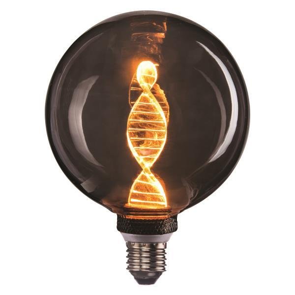 ΛΑΜΠΑ LED ΓΛΟΜΠΟΣ G125 4W 55lm E27 1800K 220-240V DNA SMOKY DIMMABLE (147-78731)
