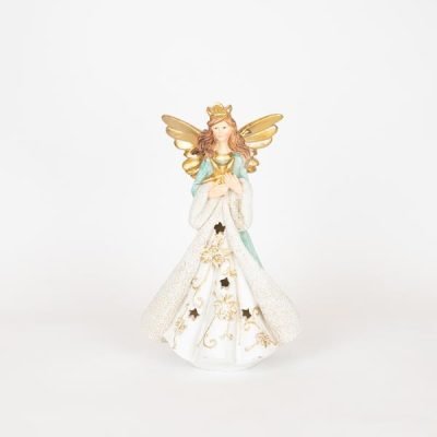 ΑΓΓΕΛΟΣ ΜΕ ΧΡΥΣΟ ΑΣΤΕΡΑΚΙ, 29.5cm (600-46493)