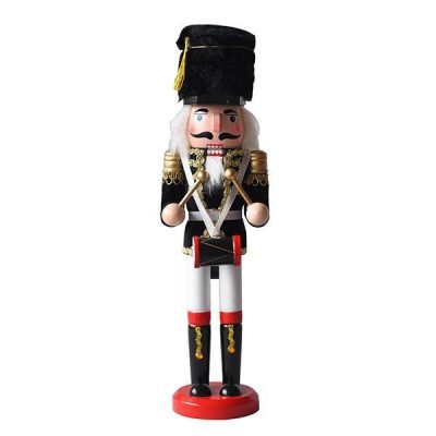 ΚΑΡΥΟΘΡΑΥΣΤΗΣ, ΜΑΥΡΟΣ-ΑΣΠΡΟΣ, ΜΕ ΤΥΜΠΑΝΟ, 30cm (600-44820)