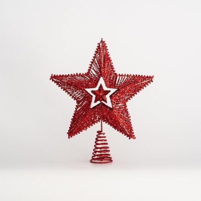 ΚΟΡΥΦΗ ΔΕΝΤΡΟΥ, ΑΣΤΕΡΙ, ΚΟΚΚΙΝΗ, ΜΕ ΑΣΤΕΡΑΚΙ ΣΤΟ ΕΣΩΤΕΡΙΚΟ ΤΗΣ, 25x30cm (600-45473)