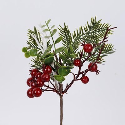 ΠΙΚΑΚΙ ΜΕ ΛΕΥΚΟ ΚΕΡΑΤΟ ΚΑΙ BERRY, 25cm (600-46684)