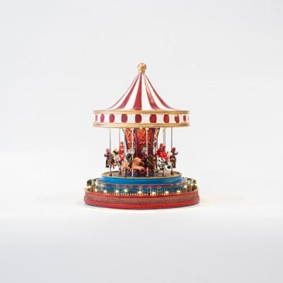 ΚΑΡΟΥΖΕΛ, ΜΕ ΜΕΤΑΣΧΗΜΑΤΙΣΤΗ, LED, ΜΕ ΜΟΥΣΙΚΗ ΚΑΙ ΚΙΝΗΣΗ, 22,5×22,5×26,5cm (600-45814)