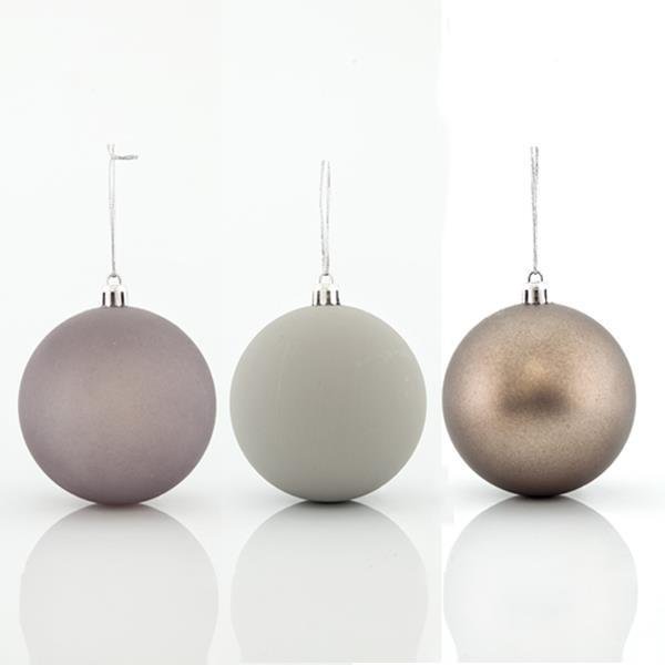 ΜΠΑΛΑ ΠΛΑΣΤΙΚΗ, ΓΚΡΙ ΡΕΤΡΟ, ΣΕΤ 6ΤΜΧ, 8cm (600-42695)