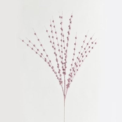 ΚΛΑΔΙ, ΡΟΖ, ΜΕ ΓΚΛΙΤΕΡ ΠΕΡΛΕΣ, 150cm (600-45994)