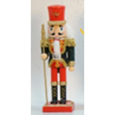 ΚΑΡΥΟΘΡΑΥΣΤΗΣ, ΠΛΑΣΤΙΚΟΣ, ΚΟΚΚΙΝΟ ΜΕ ΠΡΑΣΙΝΟ, 25,5cm (600-46460)