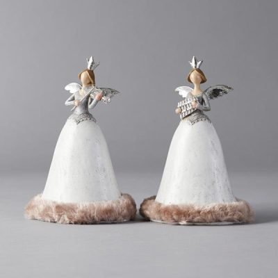 ΠΟΛΥΡΕΖΙΝ ΓΚΡΙ ΑΓΓΕΛΑΚΙ, 2 ΣΧΕΔΙΑ, 11,50×8,5x18cm (600-45878)