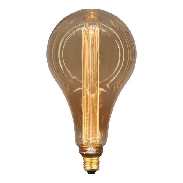 ΛΑΜΠΑ LED ΑΧΛΑΔΙ P165 3,5W 120lm Ε27 2000K 220-240V GOLD GLASS DIMMABLE (147-81832)