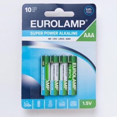 ΜΠΑΤΑΡΙΑ ΑΛΚΑΛΙΚΗ ΑΑΑ (LR03) 4τμχ 1.5V (147-24100)