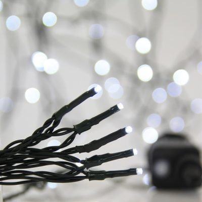 ΣΕΙΡΑ, 700 LED 3mm, 31V ΜΕΤΑΣΧΗΜΑΤΙΣΤΗ, 8 ΠΡΟΓΡΑΜΜΑΤΑ & ΜΝΗΜΗ, ΠΡΑΣΙΝΟ PVC ΚΑΛΩΔΙΟ, ΛΕΥΚΟ LED ΑΝΑ 5cm, ΠΡΟΕΚΤΑΣΗ ΠΑΡΟΧΗΣ 3m, ΙΡ44 (600-13460)