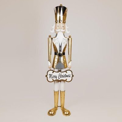 ΚΑΡΥΟΘΡΑΥΣΤΗΣ ΜΕ ΠΙΝΑΚΙΔΑ, ΜΕΤΑΛΛΙΚΟΣ, ΧΡΥΣΟΣ, 27.30×27.95x165cm (600-47222)