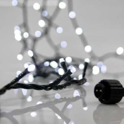 ΣΕΙΡΑ, 100 LED 3mm, 31V ΜΕΤΑΣΧΗΜΑΤΙΣΤΗ, 4 ΕΠΕΚΤΑΣΕΙΣ ΕΩΣ 3 ΣΕΤ, ΠΡΑΣΙΝΟ PVC ΚΑΛΩΔΙΟ, ΛΕΥΚΟ LED ANA 5cm, ΠΡΟΕΚΤΑΣΗ ΠΑΡΟΧΗΣ 3m, ΙΡ44 (600-15200)