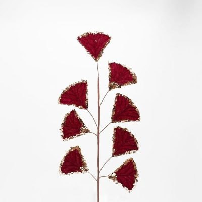 ΚΛΑΔΙ GINKGO, ΜΠΟΡΝΤΟ ΜΕ ΣΑΜΠΑΝΙ ΛΕΠΤΟΜΕΡΕΙΕΣ, 65cm (600-47408)