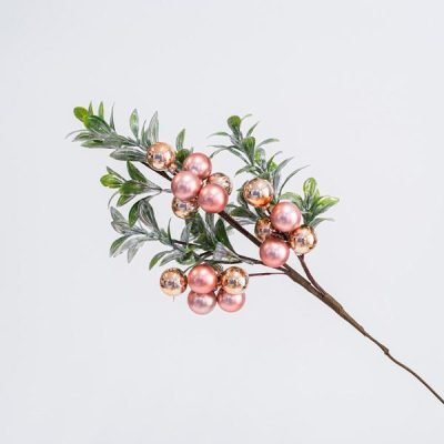 ΚΛΑΔΙ, ΜΕ ΡΟΖ ΔΙΑΚΟΣΜΗΤΙΚΑ, 60cm (600-45717)