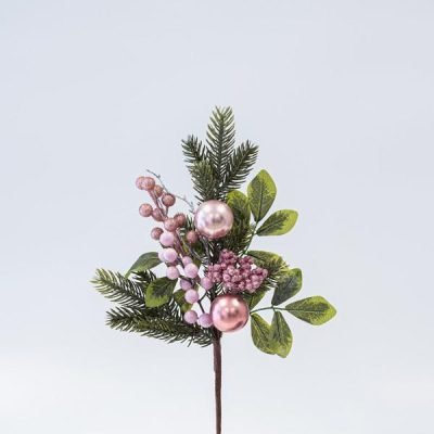 ΚΛΑΔΙ, ΜΕ ΡΟΖ ΔΙΑΚΟΣΜΗΤΙΚΑ, 40cm (600-45666)